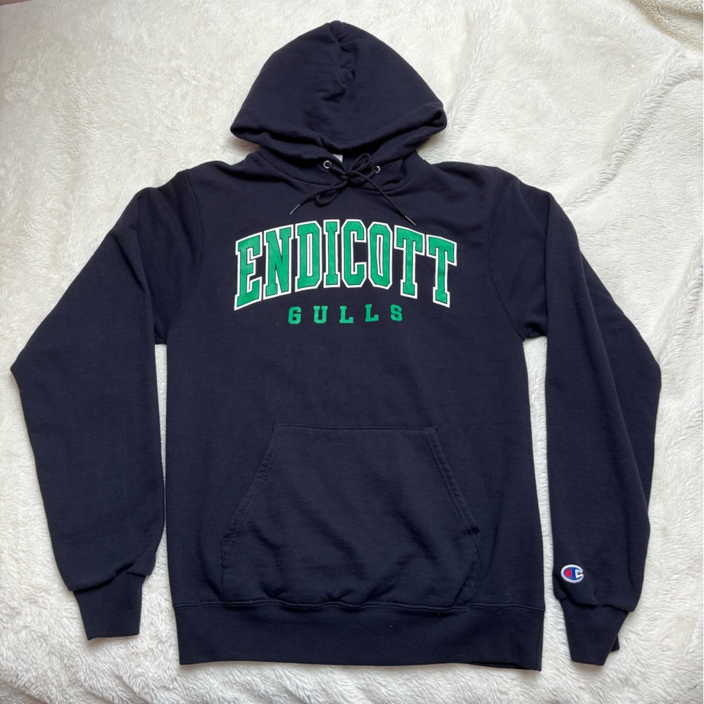 Endicott College Womens Champion navy hoodie
